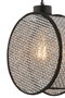 Opviq Lámpara de araña Drum - Gris